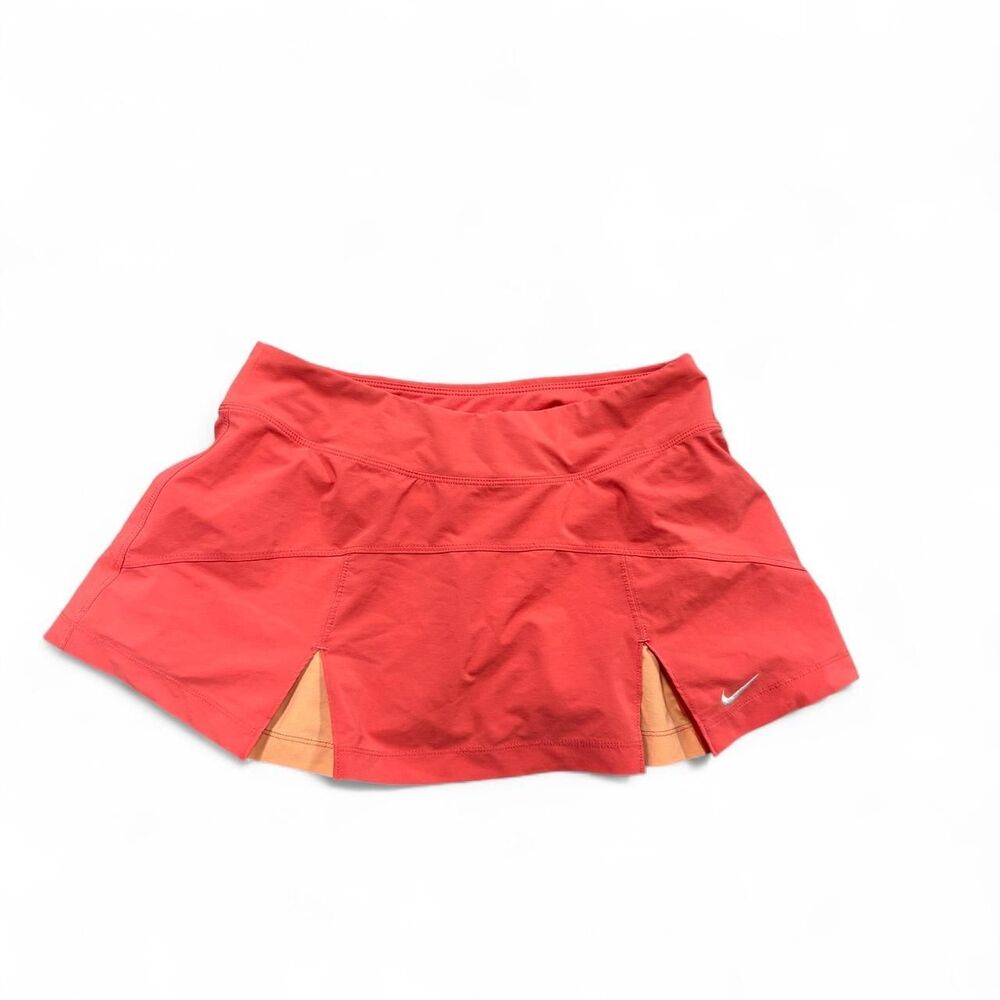 Nike Women's Orange and Pink Skirt